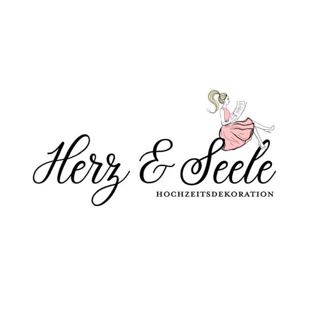 Logo Herz & Seele Hochzeitsdekoration